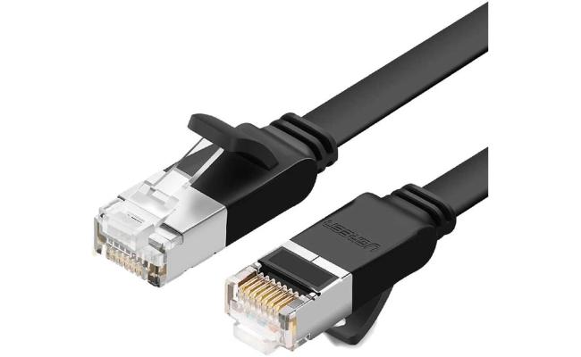 UGREEN Cat 6 U/UTP Ethernet LAN Cable (10m) – 1000Mbps Gigabit Speed | 26AWG CCA | Black | 20164